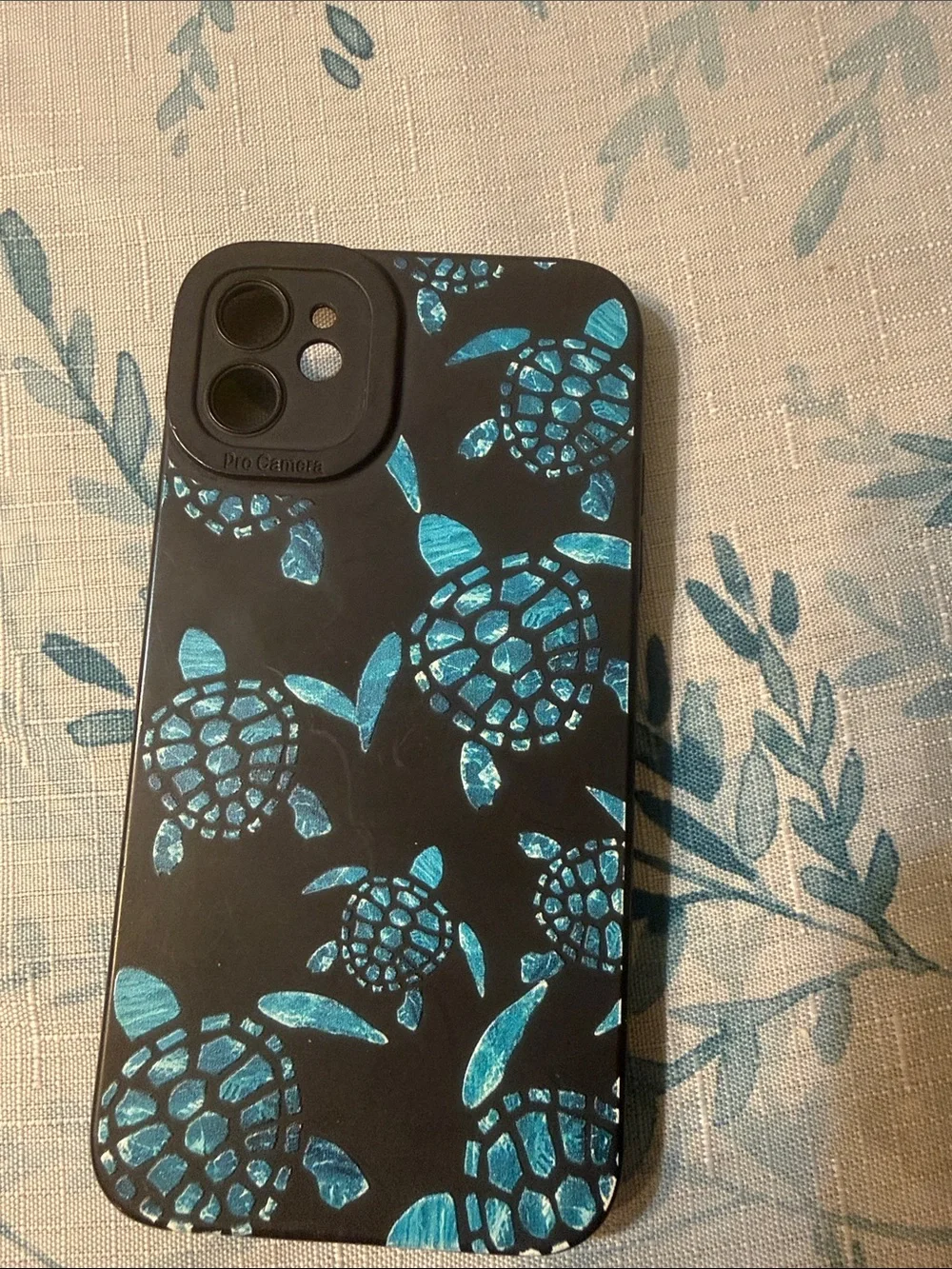 Blue Sea Turtle Pattern Phone Case - Unbranded